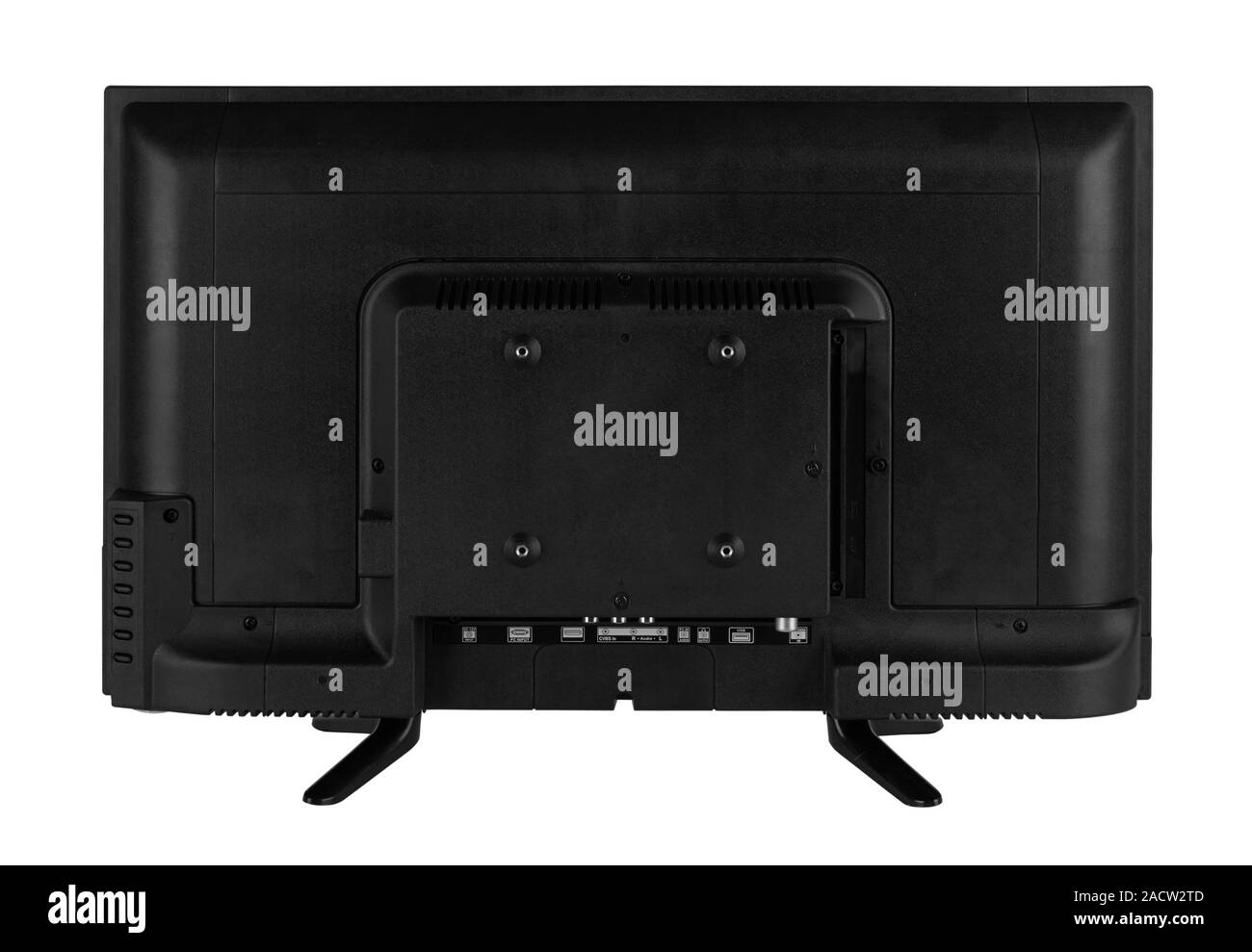 Windschutzscheibe geführt oder lcd Internet tv monitor isolierten auf weißen Hintergrund Stockfoto