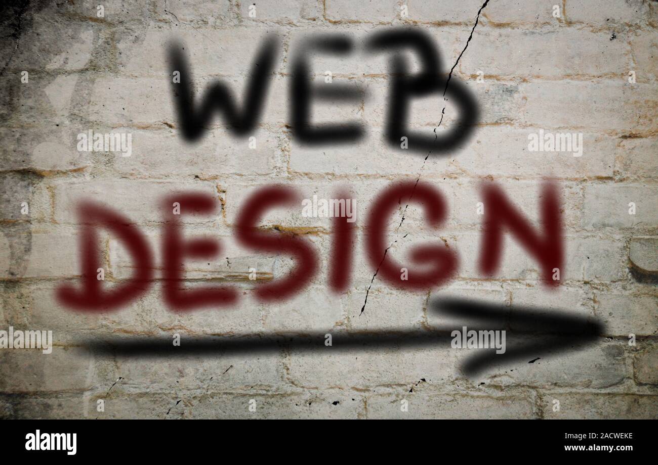 Web-Design-Konzept Stockfoto