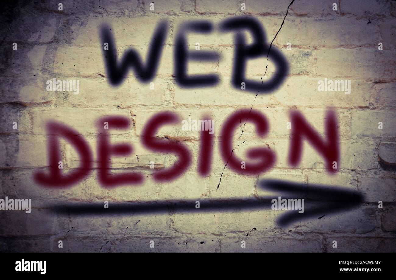 Web-Design-Konzept Stockfoto