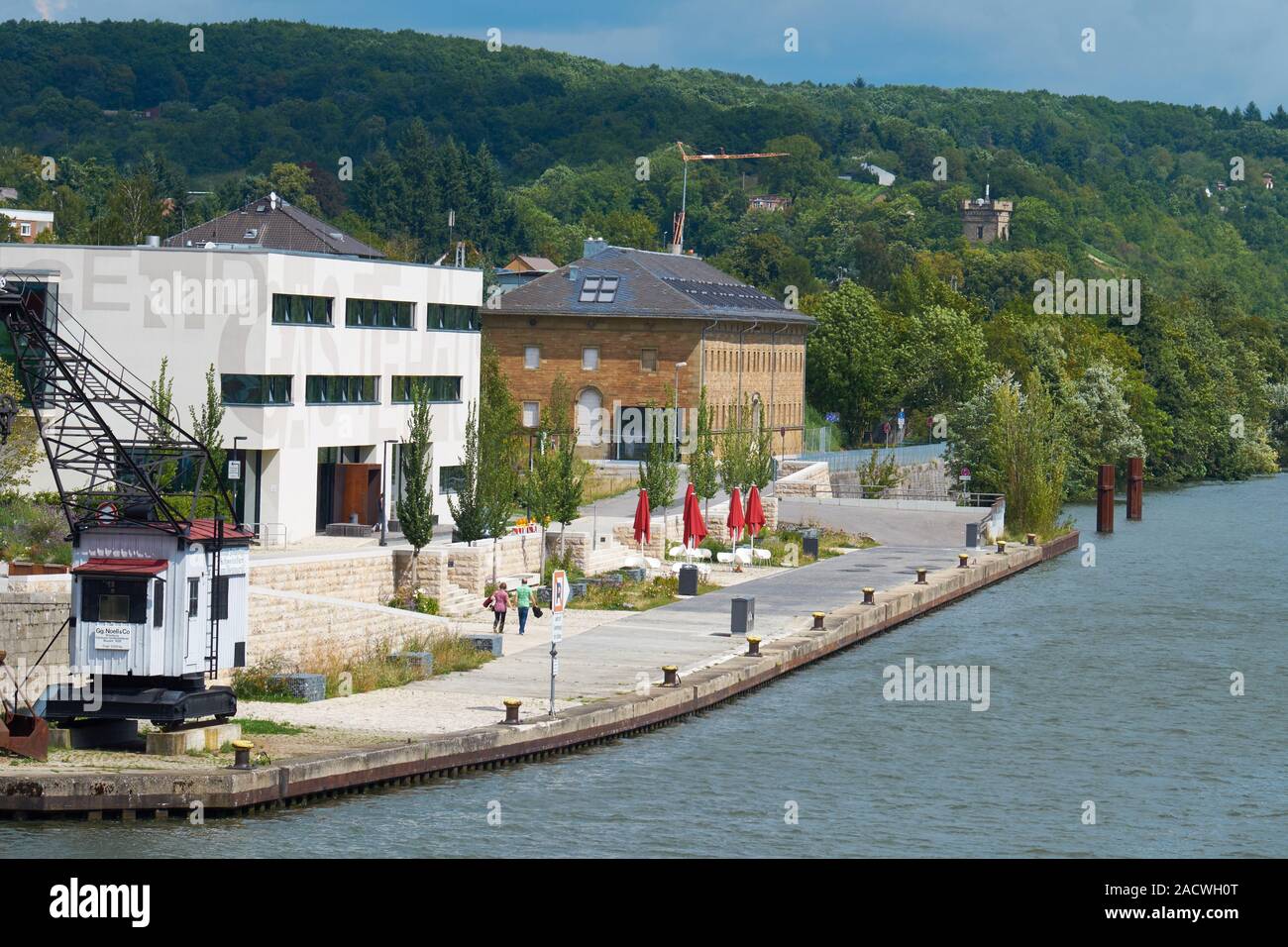 Blick auf die Stadt Schweinfurt, Unterfranken, Deutschland Stockfoto