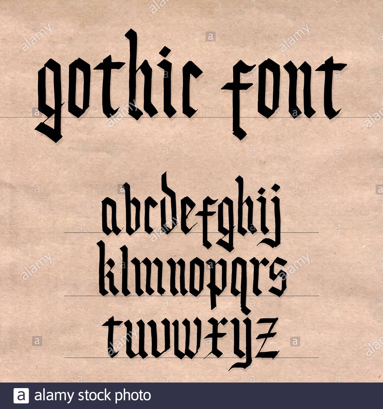 Buchstabe Gotisch Stockfotos & Buchstabe Gotisch Bilder - Alamy