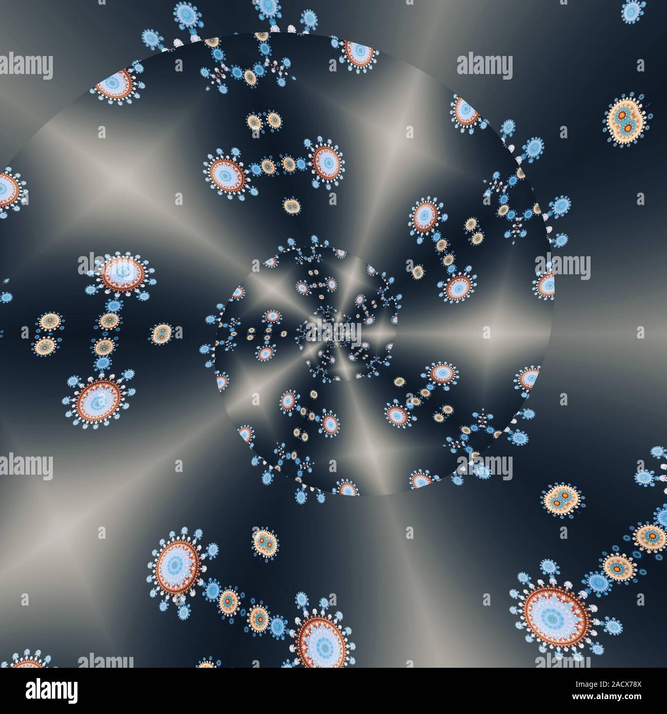 Grün farbenfrohe abstrakte Muster Stockfoto