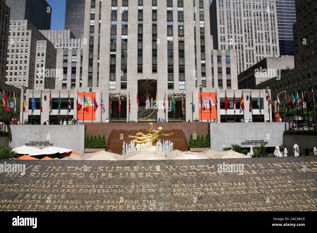 USA, New York, Architektur, Rockefeller Center Stockfoto