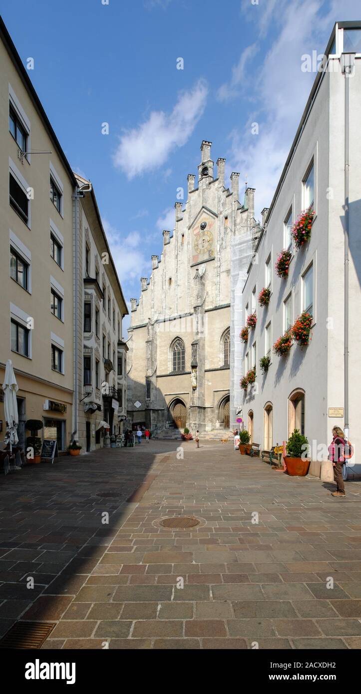 Altstadt von Schwaz, Tirol, Österreich Stockfoto