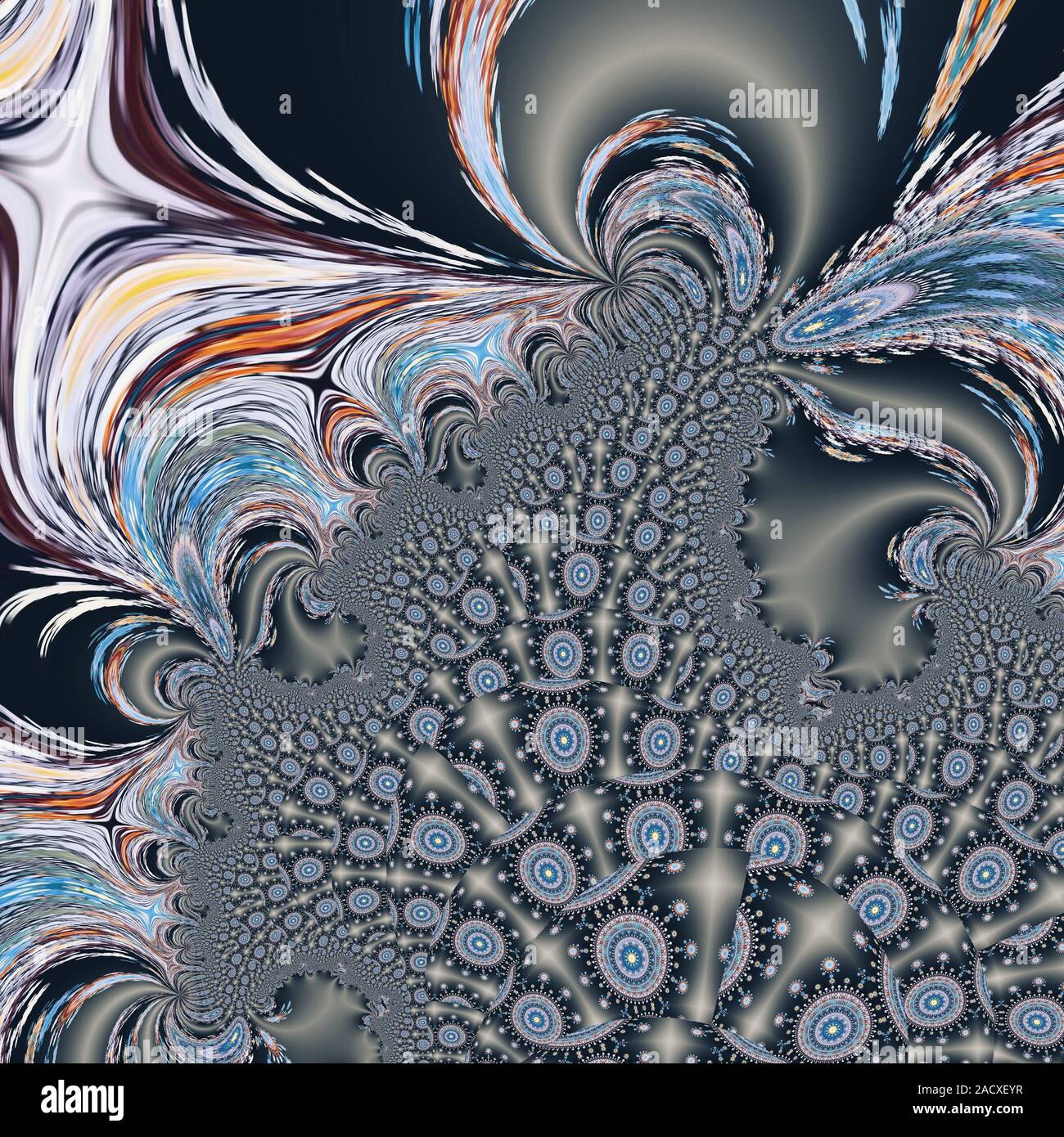 Grün farbenfrohe abstrakte Muster Stockfoto