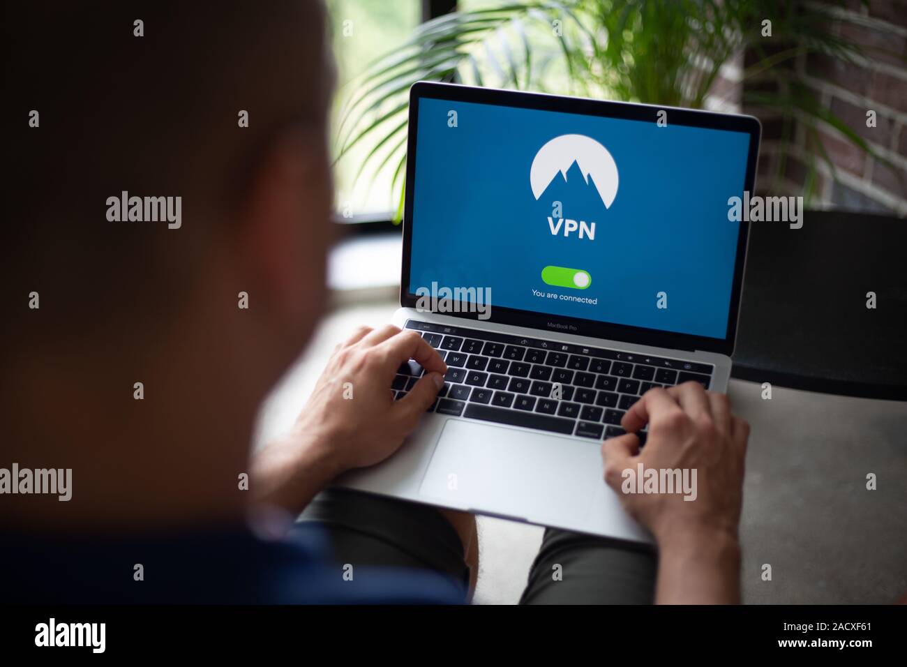 Datenschutz tool für Computer Stockfoto