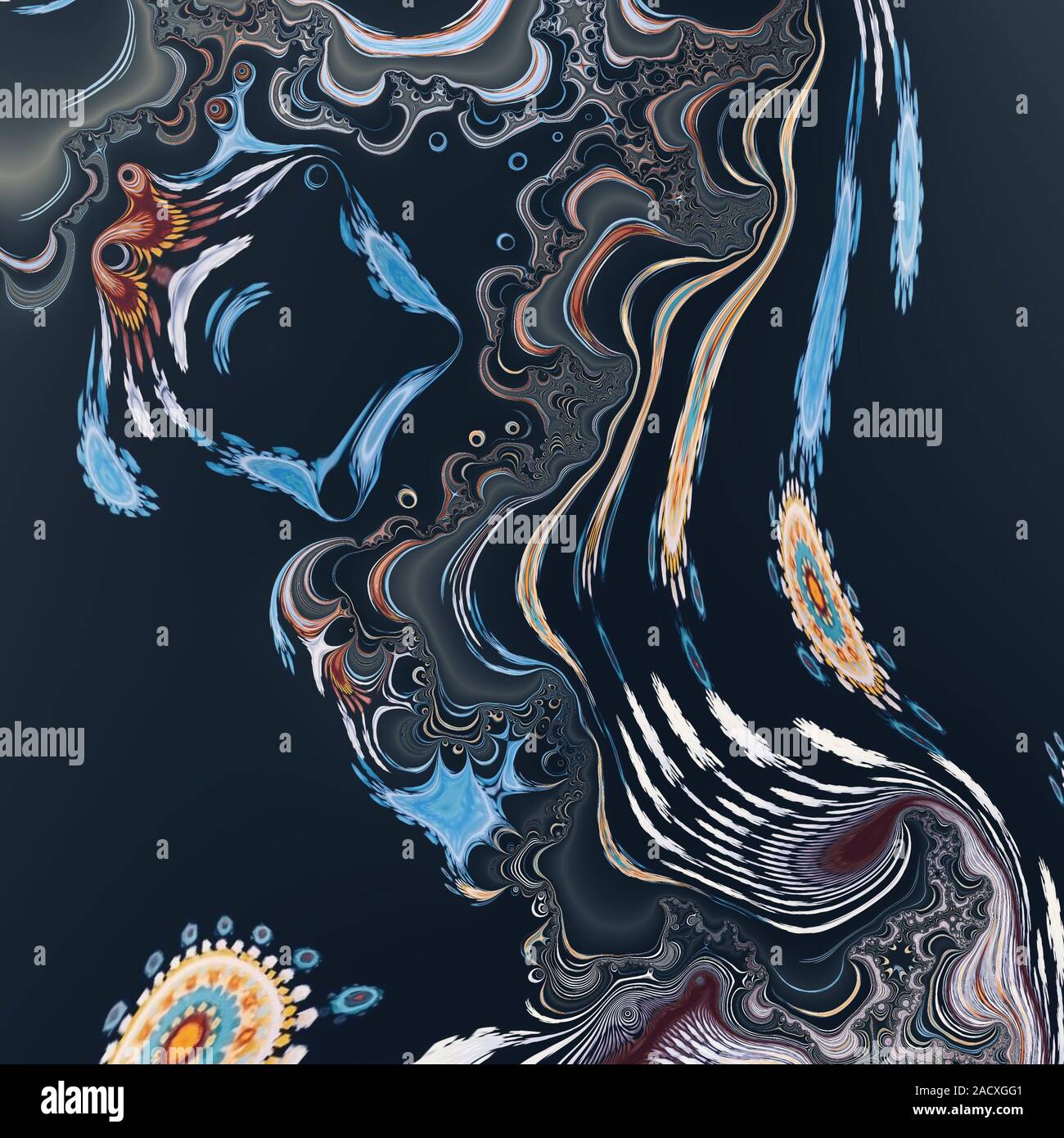 Grün farbenfrohe abstrakte Muster Stockfoto