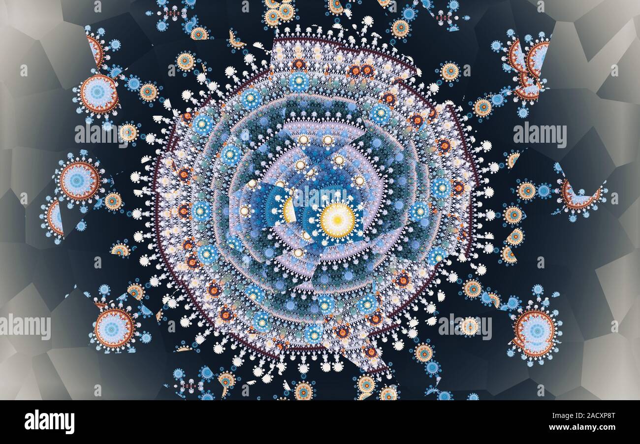 Grün farbenfrohe abstrakte Muster Stockfoto