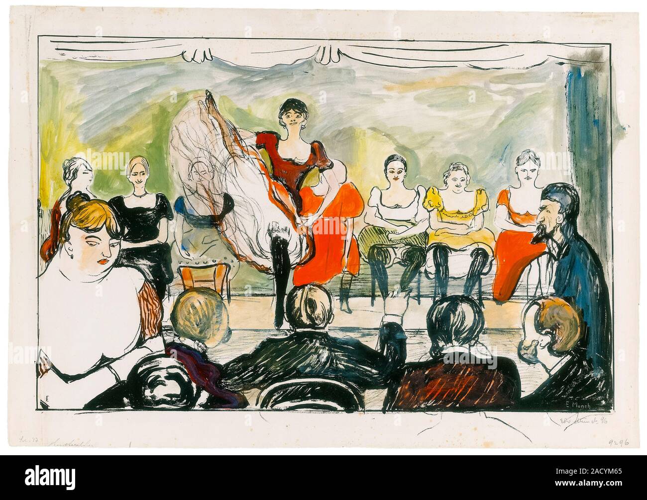 Edvard Munch, Tingletangle, Malerei, 1895 Stockfoto