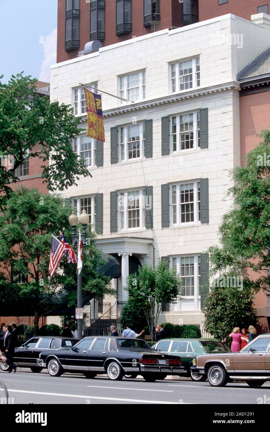 Blair House ist der Präsident Guest House in Washington D.C., Vereinigte Staaten von Amerika. Es ist eines von mehreren Wohnungen durch die Vereinigten Staaten reg besessen Stockfoto