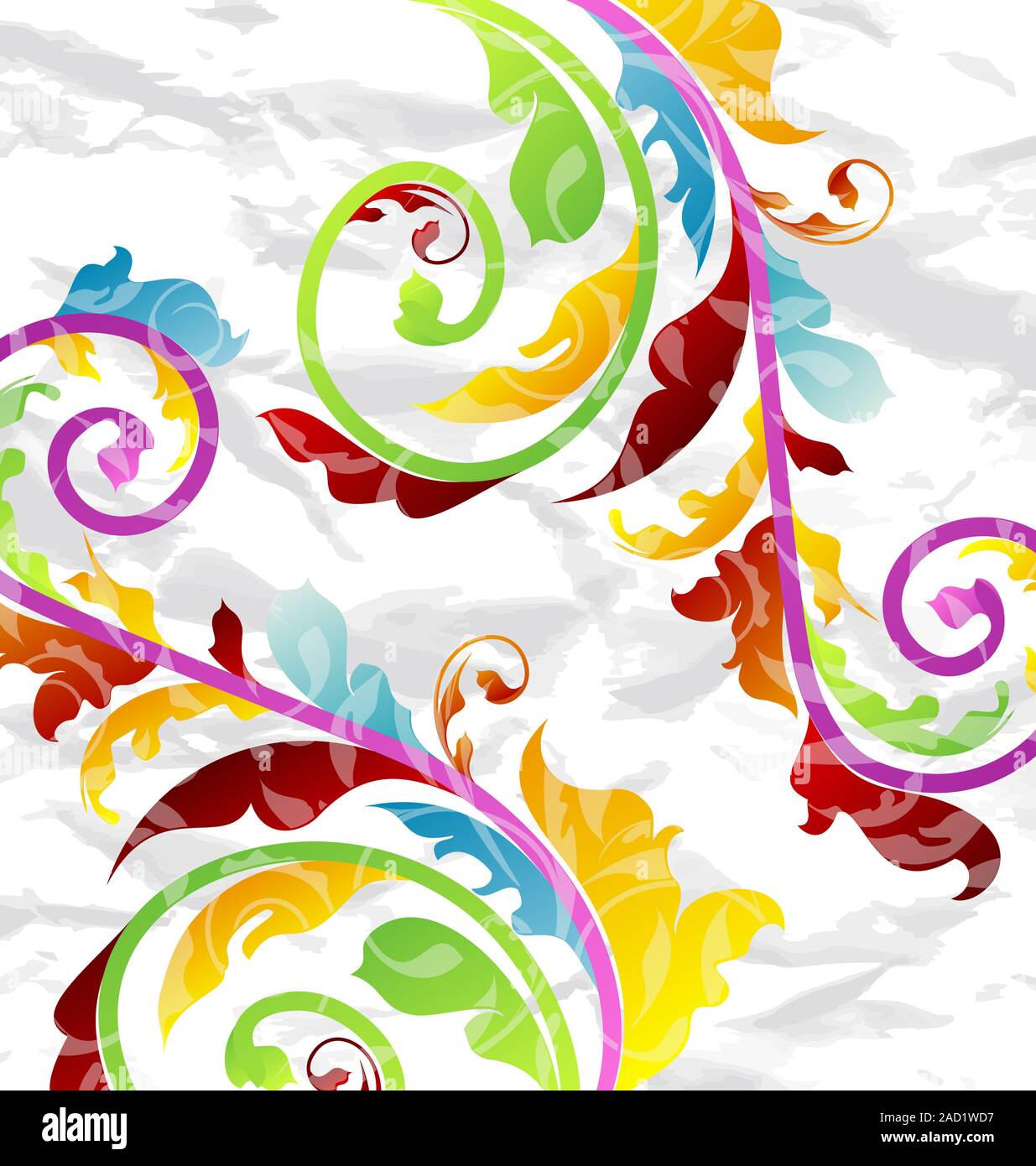 Abstrakte mehrfarbigen floralen Hintergrund, Design-Elemente Stockfoto