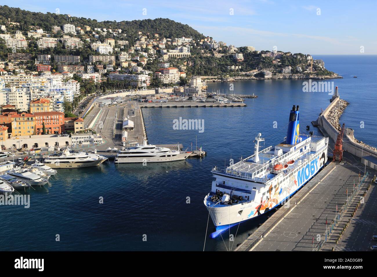 Schön, Port, Cote d'Azur, Mittelmeer Stockfoto