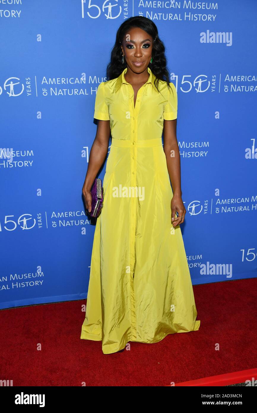 Ego Nwodim - Amerikanisches Museum für Naturgeschichte jährliche Benefiz-gala, Ankünfte, New York, USA - 21. November 2019 Stockfoto