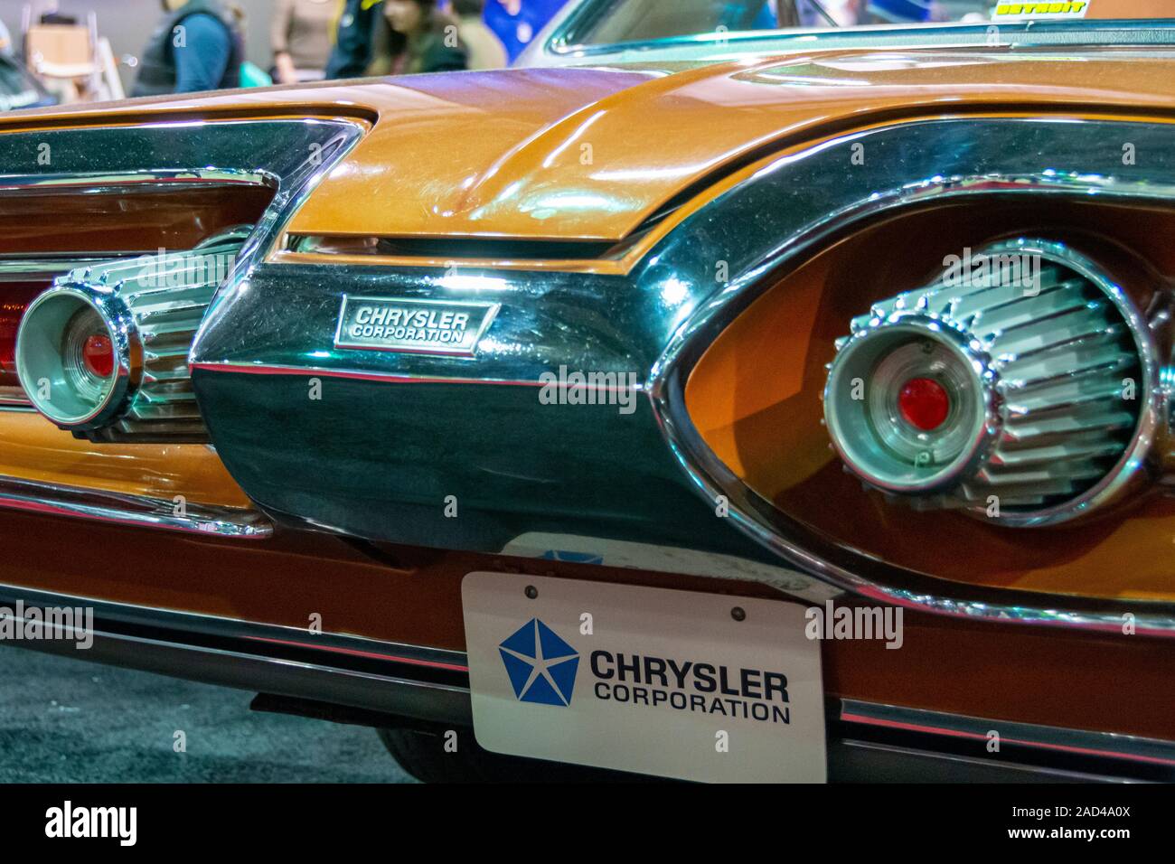 Rosemont, Illinois, Vereinigte Staaten - 23 November, 2019 - Chrysler Turbine Auto an das Muscle Car und Corvette Staatsangehörigen 2019 angezeigt. Stockfoto