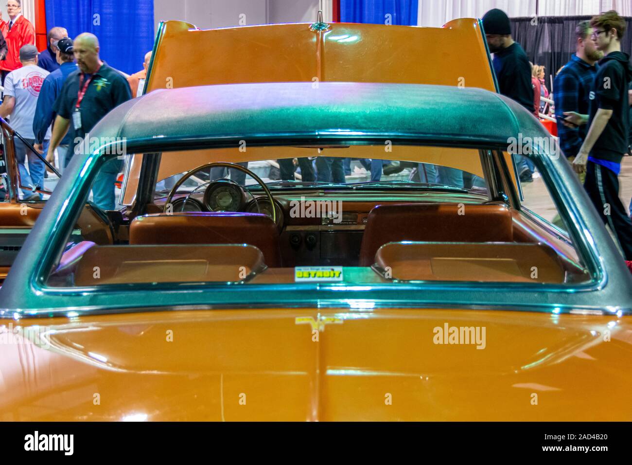 Rosemont, Illinois, Vereinigte Staaten - 23 November, 2019 - Chrysler Turbine Auto an das Muscle Car und Corvette Staatsangehörigen 2019 angezeigt. Stockfoto