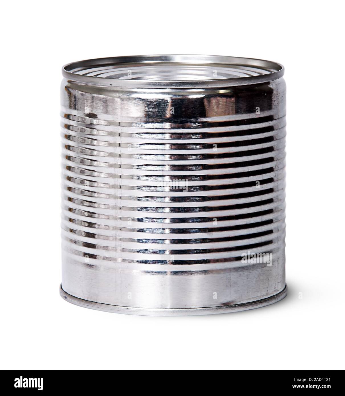 Vor silber Blechdose Stockfoto