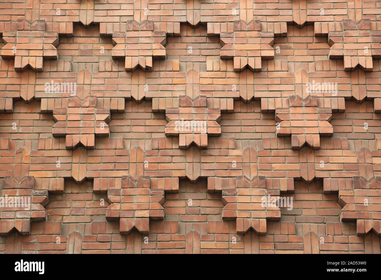 Turin, brick wall am Teatro Regio Stockfoto