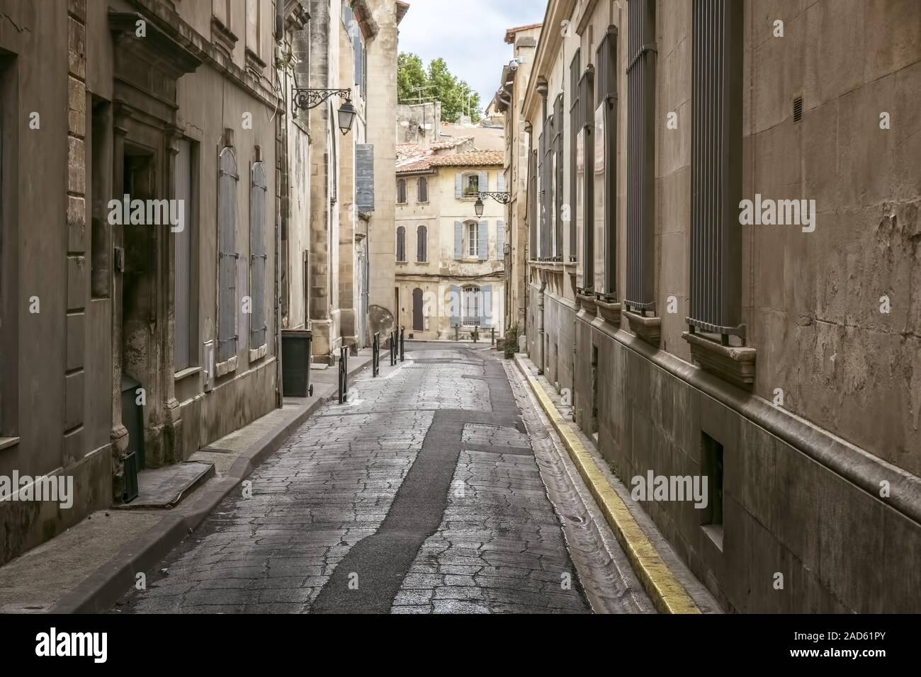 Fotogen Lane in Arles, Südfrankreich. Stockfoto