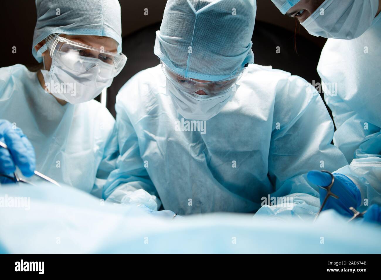 Bild der Ärzte für Chirurgie Stockfoto