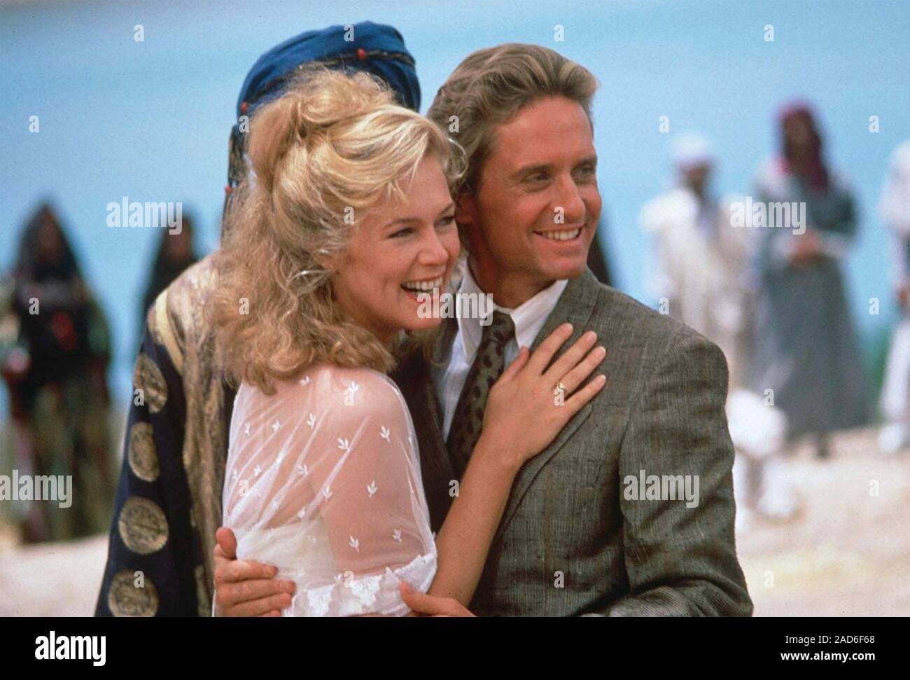 Das JUWEL DES NIL 1985 20 VCentury Fox Film mit Michael Douglas und Kathleen Turner Stockfoto