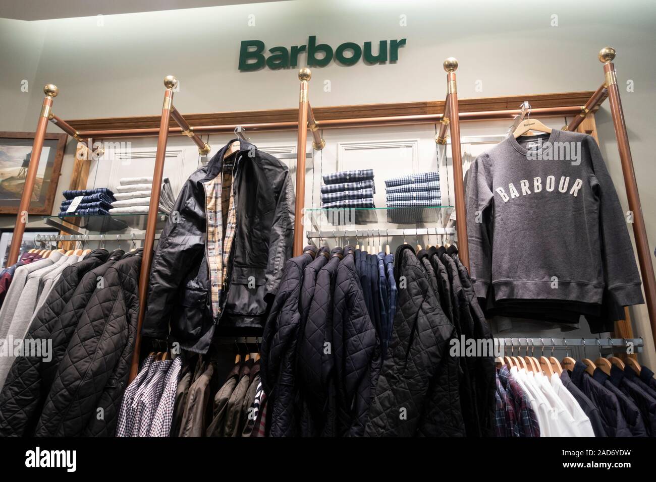Barbour clothing store discount