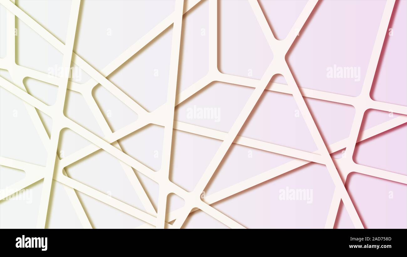 Bunte gradient abstrakte Molekulare polygonalen Hintergrund mit den Verbindungslinien. Wissenschaftliche illustration Gentechnik Konzept. DNA, Molekül oder Atom. Wissenschaften oder medizinischen Hintergrund. Stockfoto