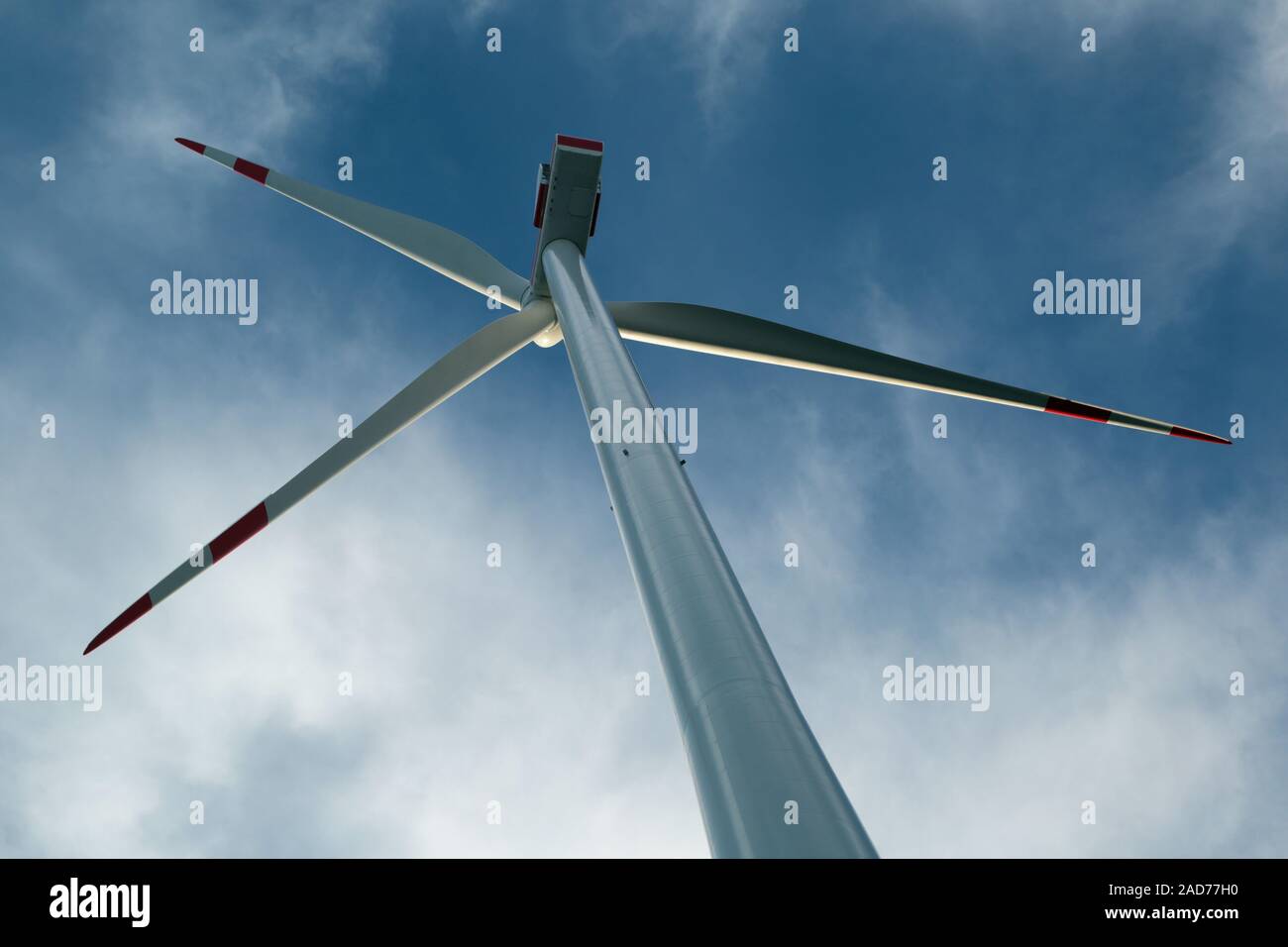 Hasel, wind turbine auf der Glaser Kopf im Wind der EnBW Farm und Energiedienst Stockfoto