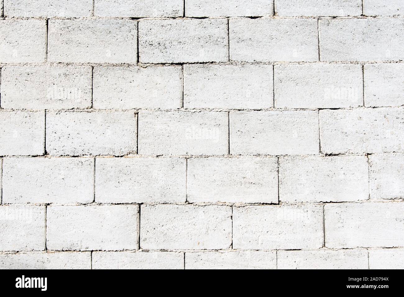 Hintergrund aus einer weißen Mauer Stockfoto