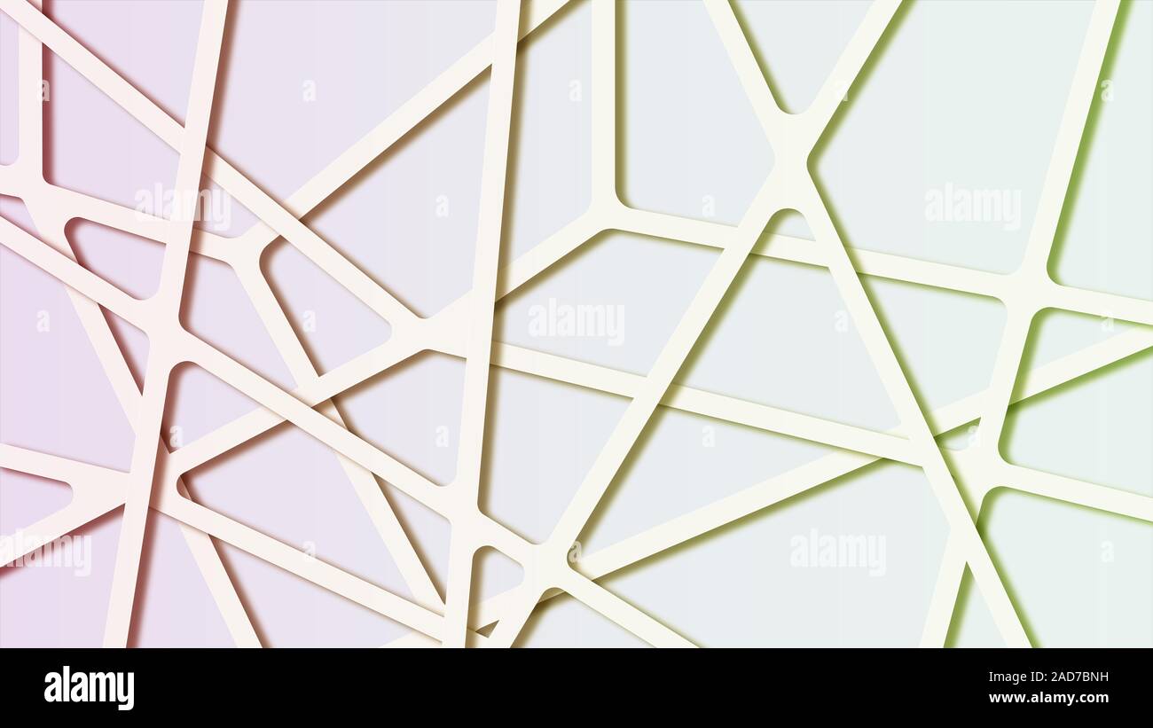 Bunte gradient abstrakte Molekulare polygonalen Hintergrund mit den Verbindungslinien. Wissenschaftliche illustration Gentechnik Konzept. DNA, Molekül oder Atom. Wissenschaften oder medizinischen Hintergrund. Stockfoto