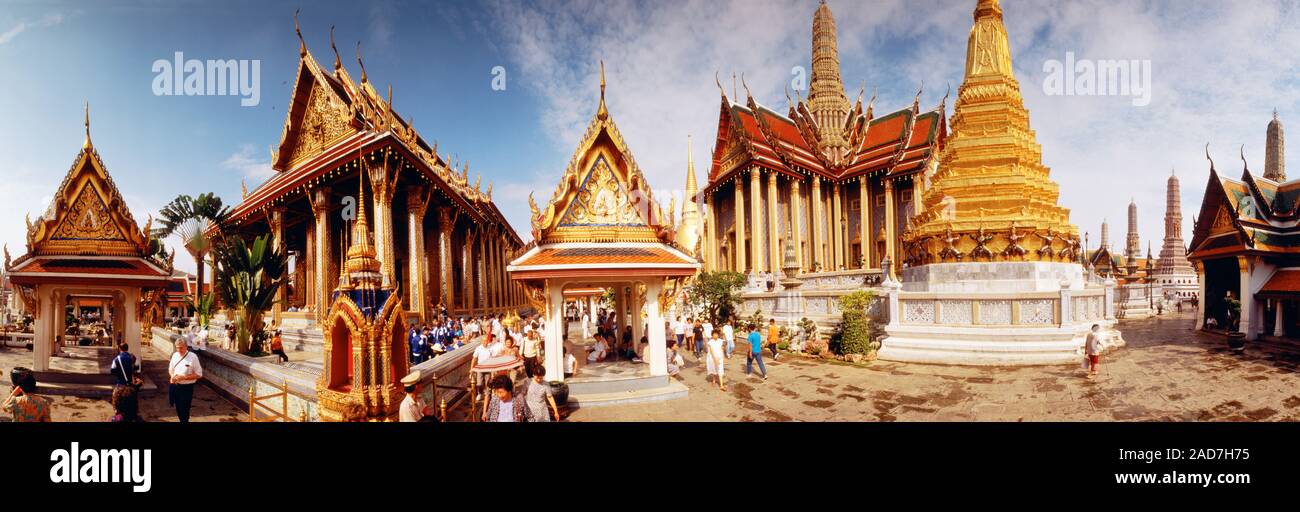 Touristen, Grand Palace, Bangkok, Thailand Stockfoto