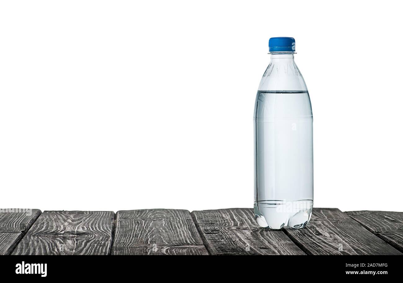 Kunststoff Flasche Wasser auf den Tisch Stockfoto