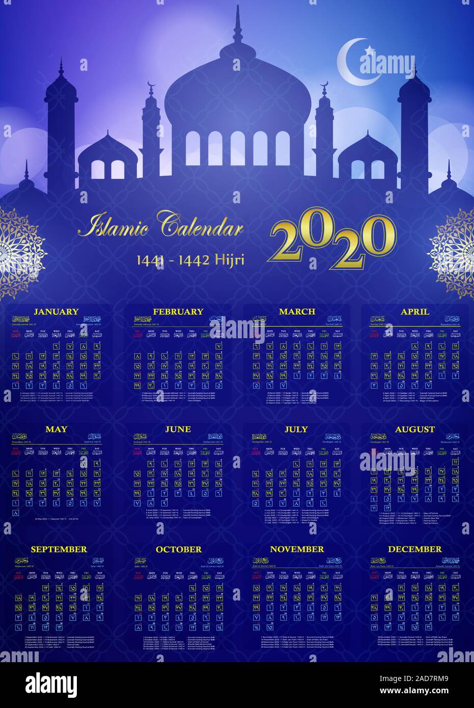 Hijri Kalender Stockfotos Und Bilder Kaufen Alamy