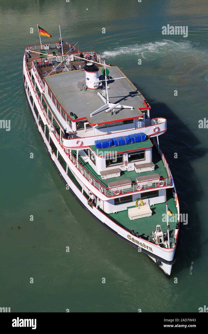 Motor Schiff und Fähre Schwaben am Bodensee Stockfoto