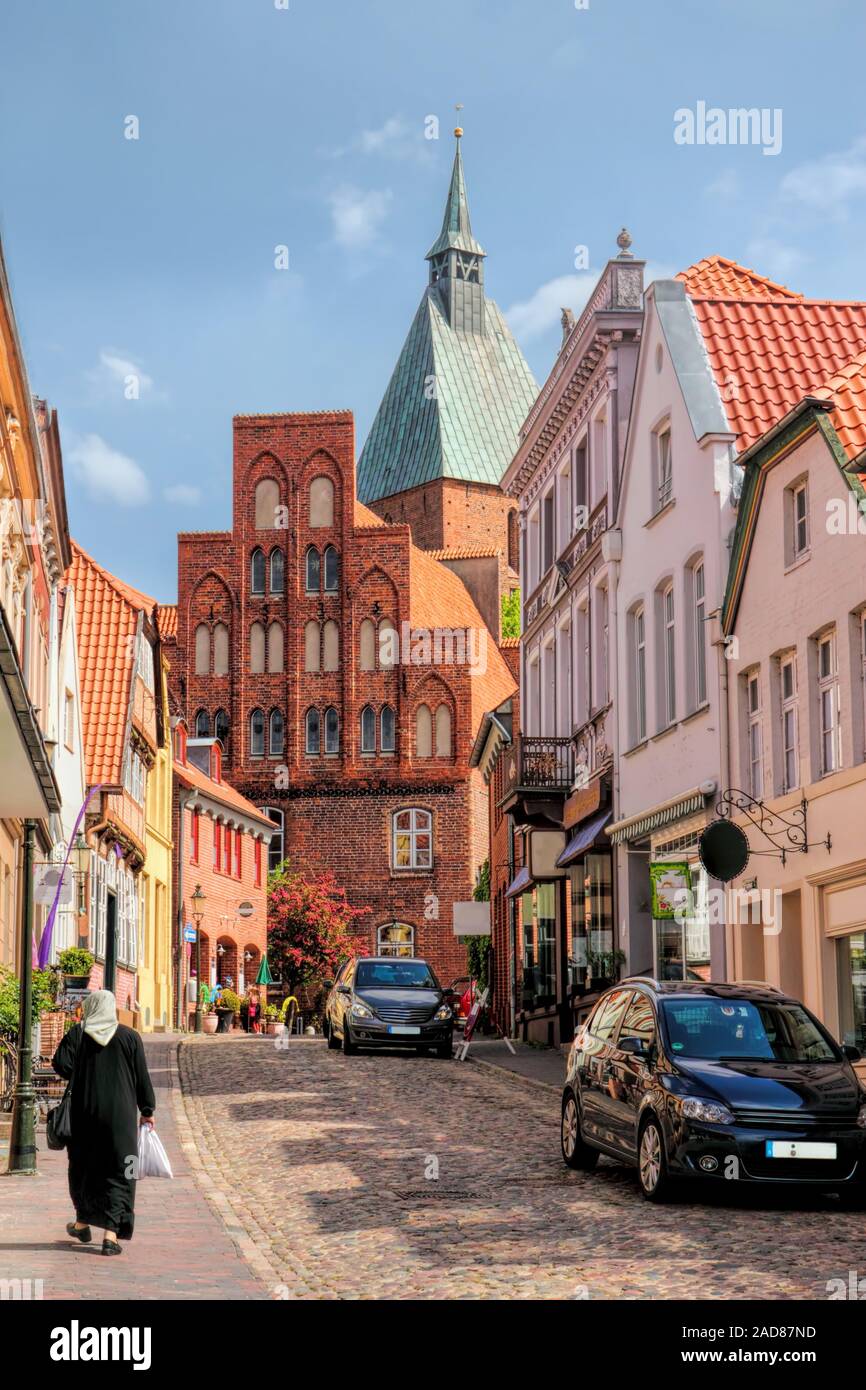 Mölln, Altstadt Stockfoto