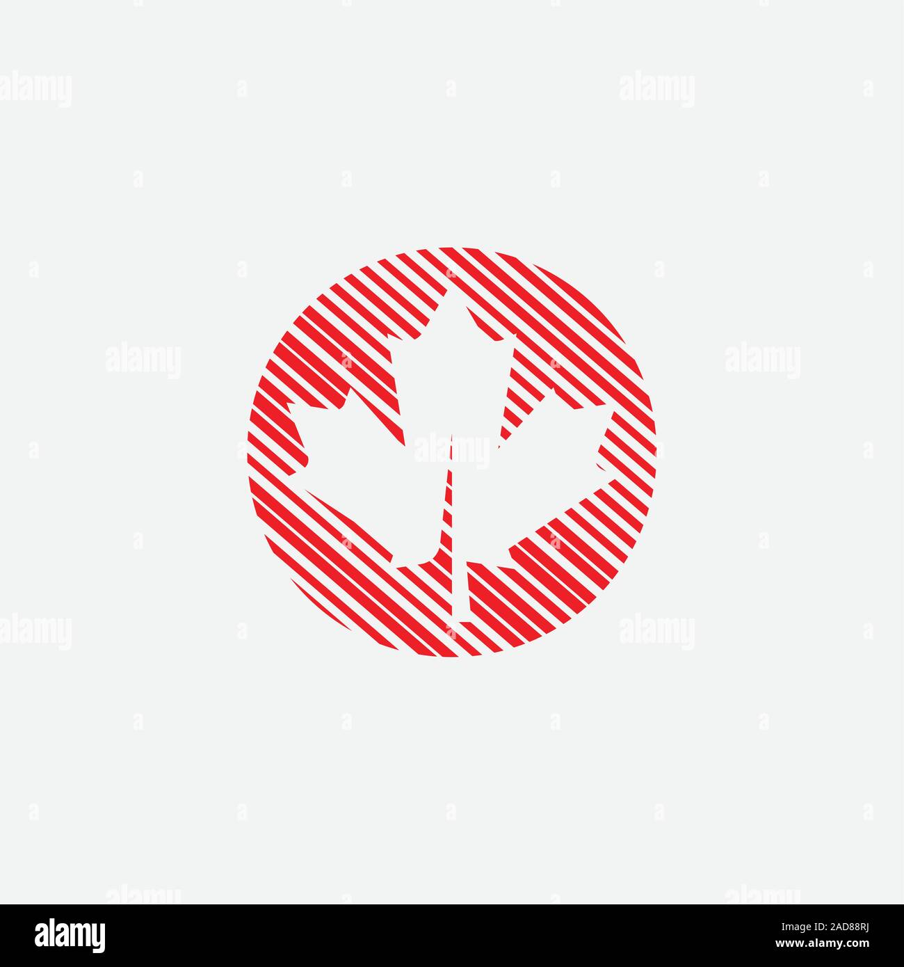 Maple Leaf logo Vorlage Vektor icon Abbildung, Maple Leaf Vektor-illustration, Kanadische vektor Symbol, Red Maple Leaf, Kanada Symbol, Rot kanadische Maple Leaf Stock Vektor