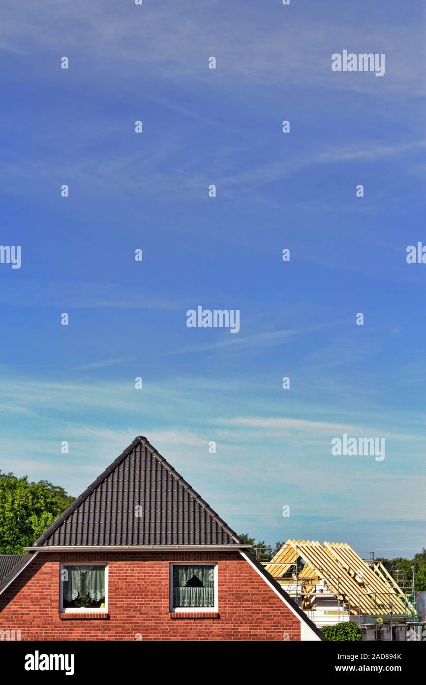 Dachkonstruktion Stockfoto