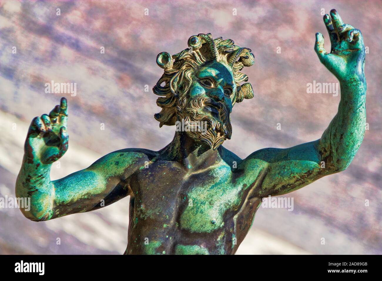 Pompeji tanzen Satyr Stockfoto