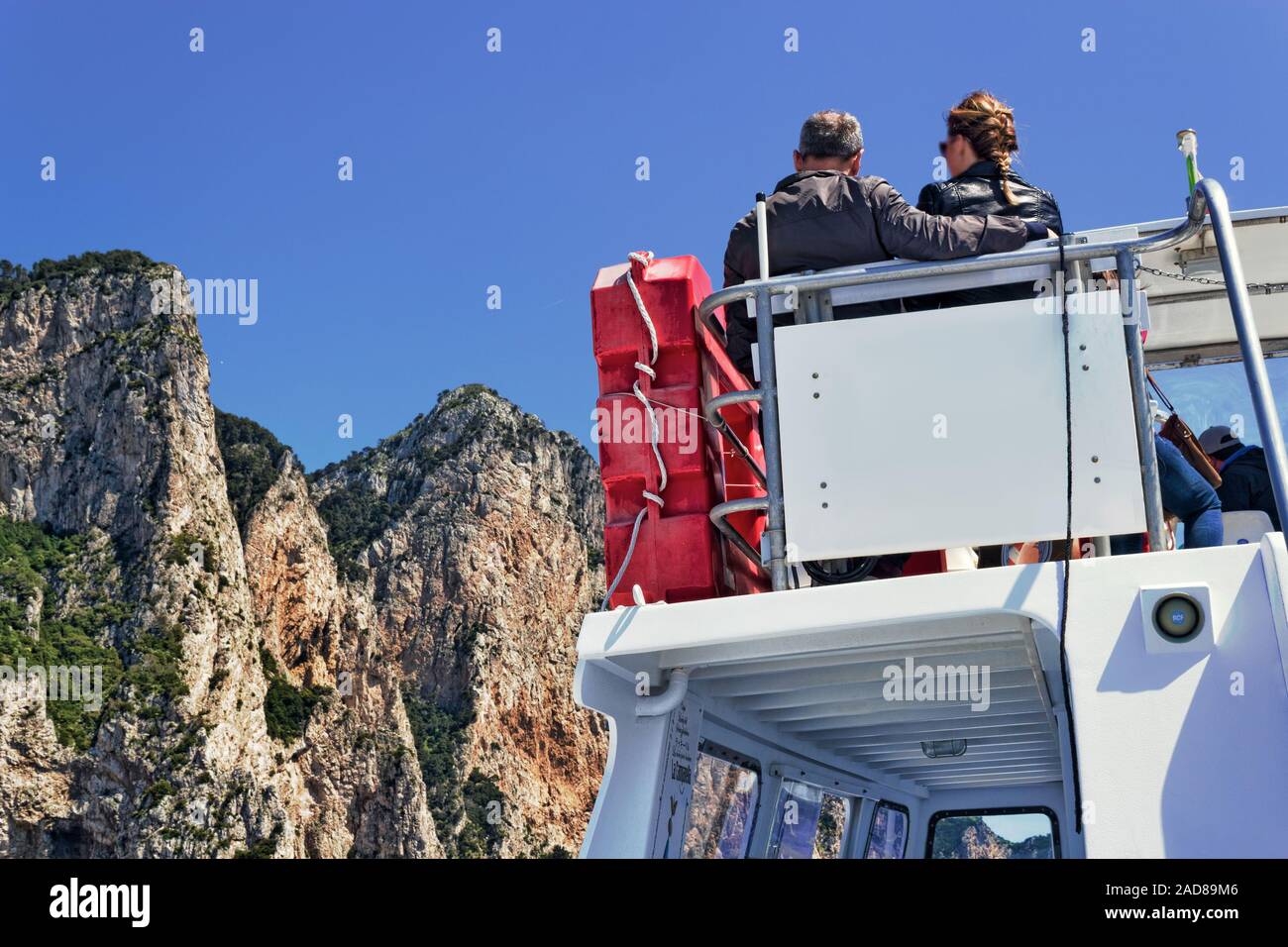 Insel Capri Stockfoto