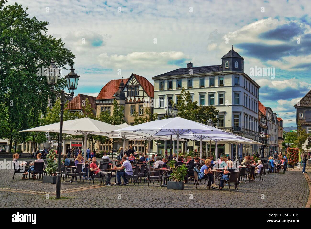 Lippstadt Marktplatz Stockfoto