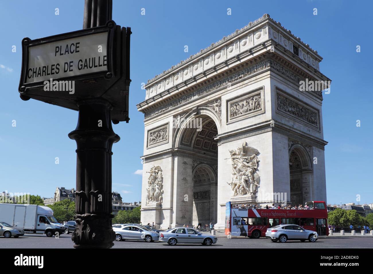 Place Charles de Gaulle Stockfoto