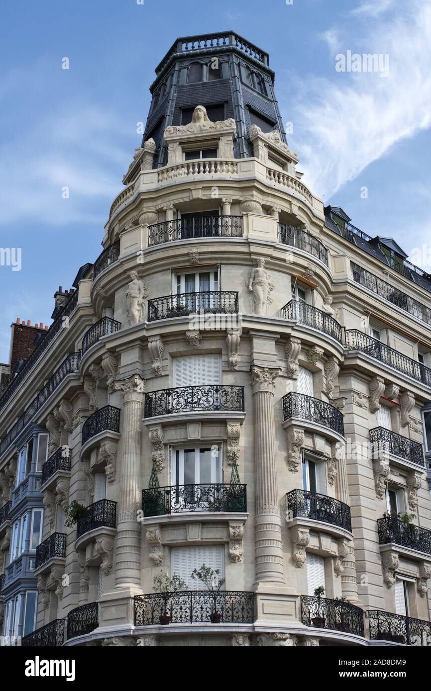Paris City House Stockfoto