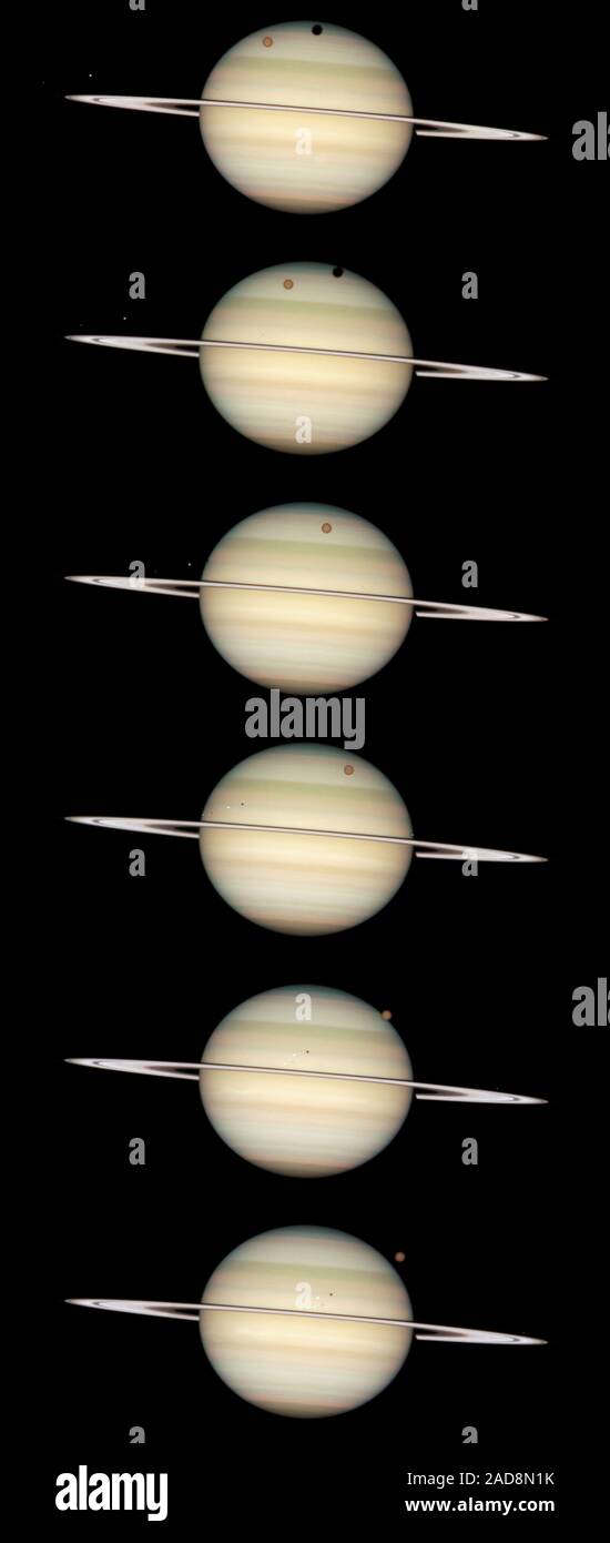 Objekt Name: Saturn Bild Typ: Astronomische Credit: NASA, ESA, und das Hubble Heritage Team (STScI/AURA) Bestätigung: M.H. Wong (STScI/UC Berkeley) und C (Philippinen) Stockfoto