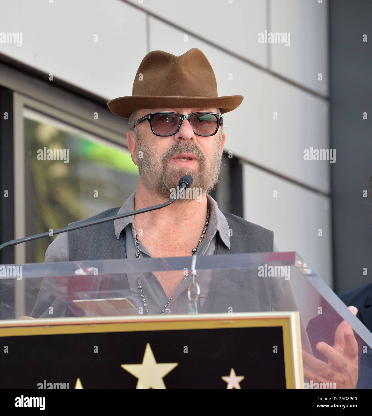 LOS ANGELES, Ca. September 2, 2016: Dave Stewart an der Hollywood Walk of Fame star Zeremonie zu Ehren Musikern Daryl Hall & John Oates. © 2016 Paul Smith/Featureflash Stockfoto