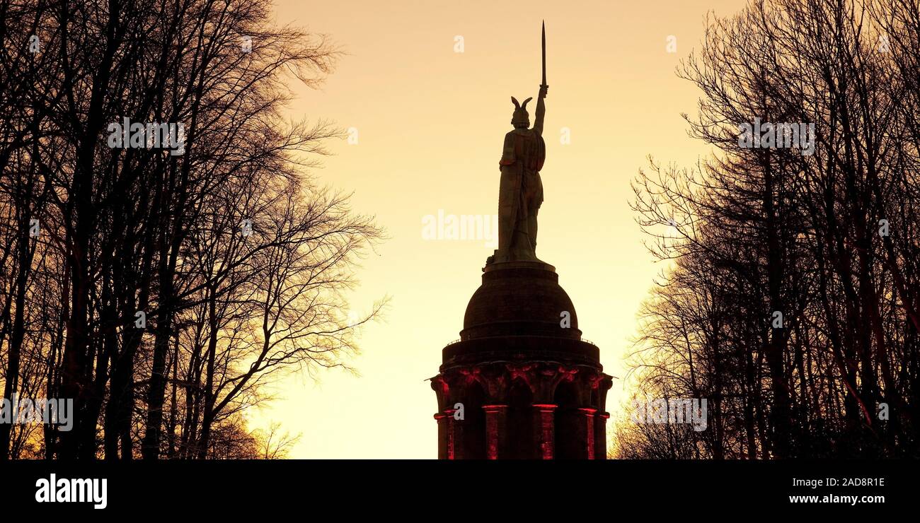 Hermannsdenkmal, Detmold, Ostwestfalen-Lippe, Nordrhein-Westfalen, Deutschland, Europa Stockfoto