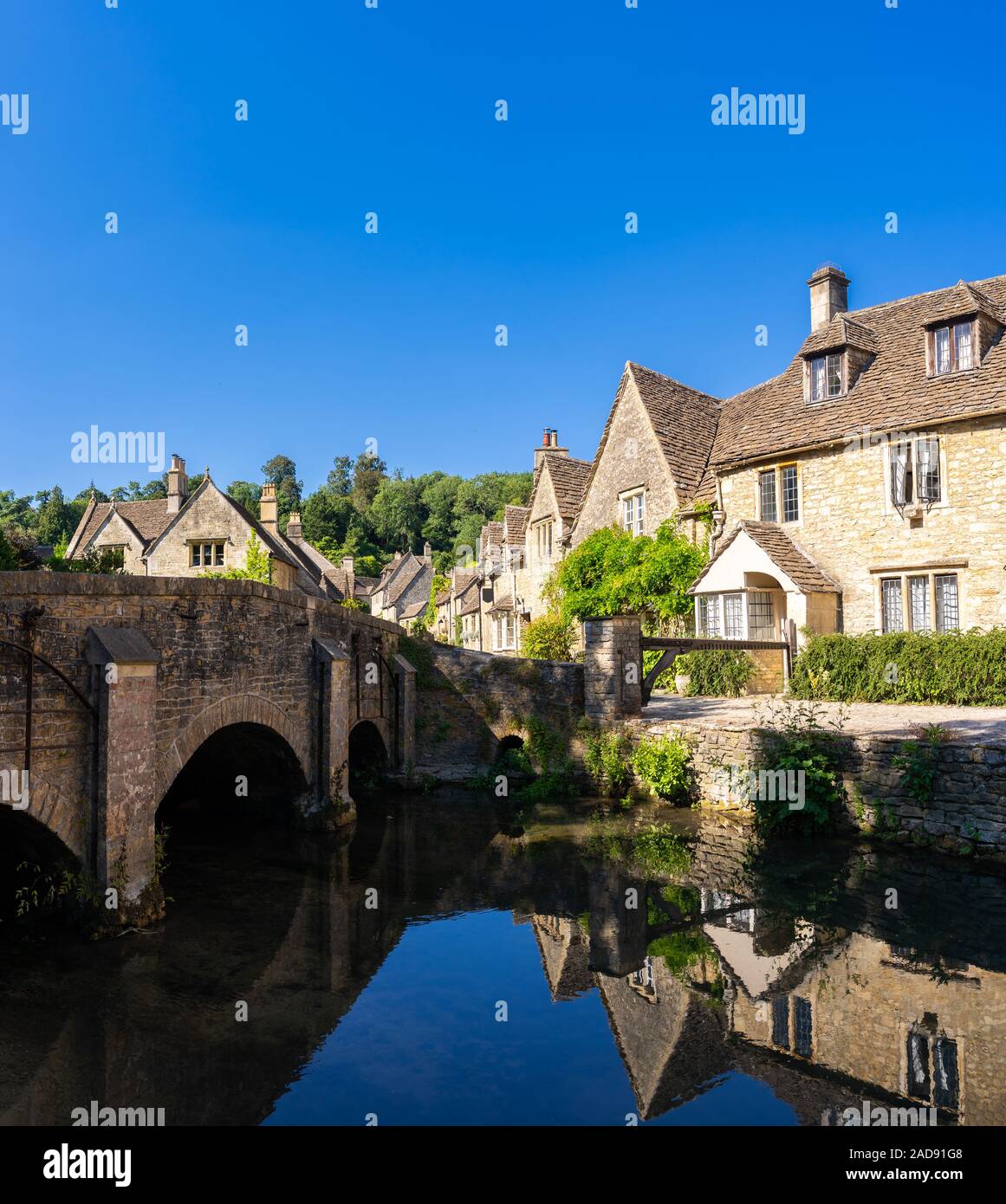 Cotswolds Dörfern England Großbritannien Stockfoto