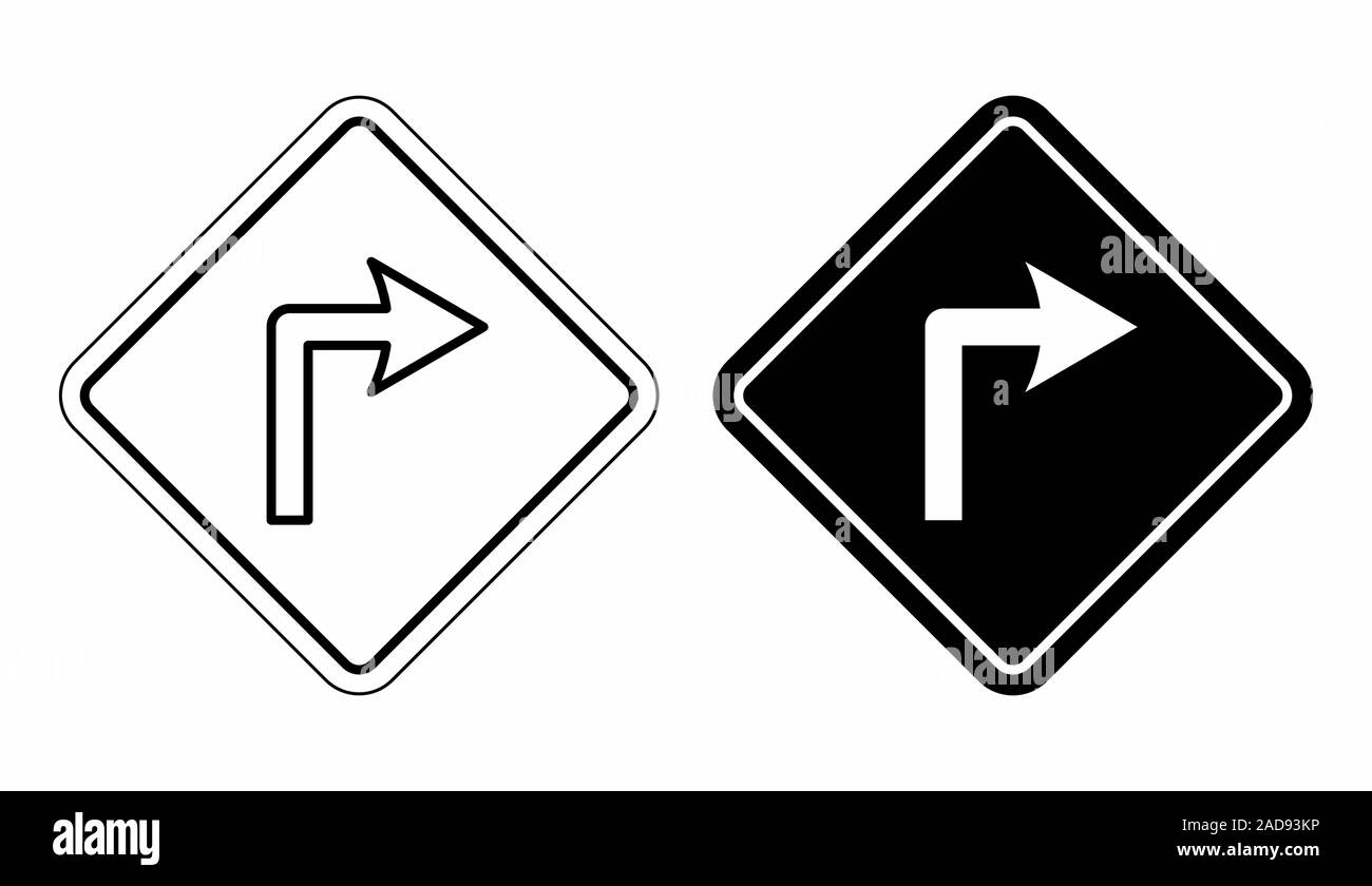 Links Zeichen Symbole Stock Vektor