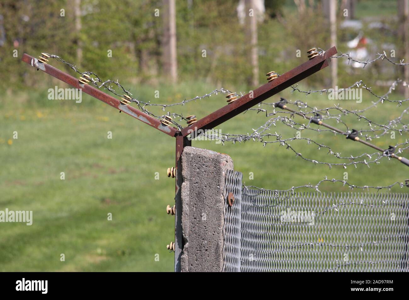 Mödlareuth Stockfoto