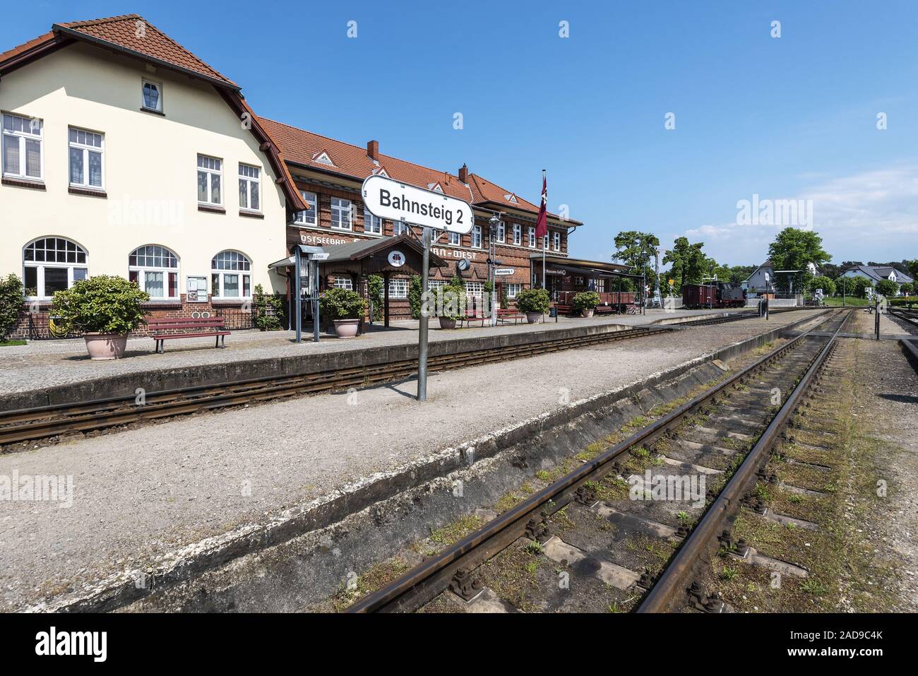 Bahnhof Kühlungsborn West, Mecklenburg-Vorpommern, Deutschland, Europa Stockfoto