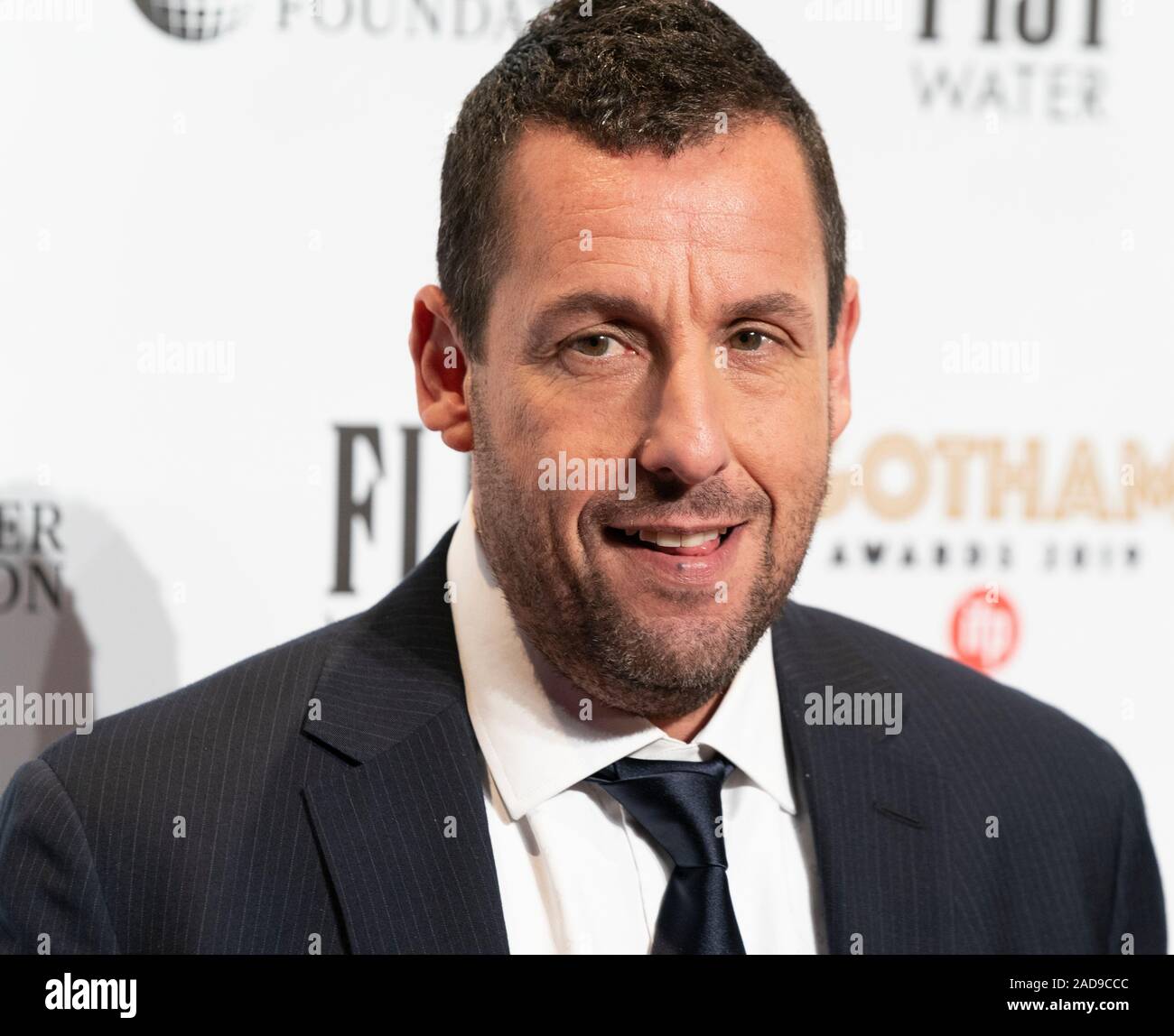 New York, NY - Dezember 2, 2019: Adam Sandler nimmt an der IFP 29. jährliche Gotham Independent Film Awards, die Cipriani Wall Street Stockfoto