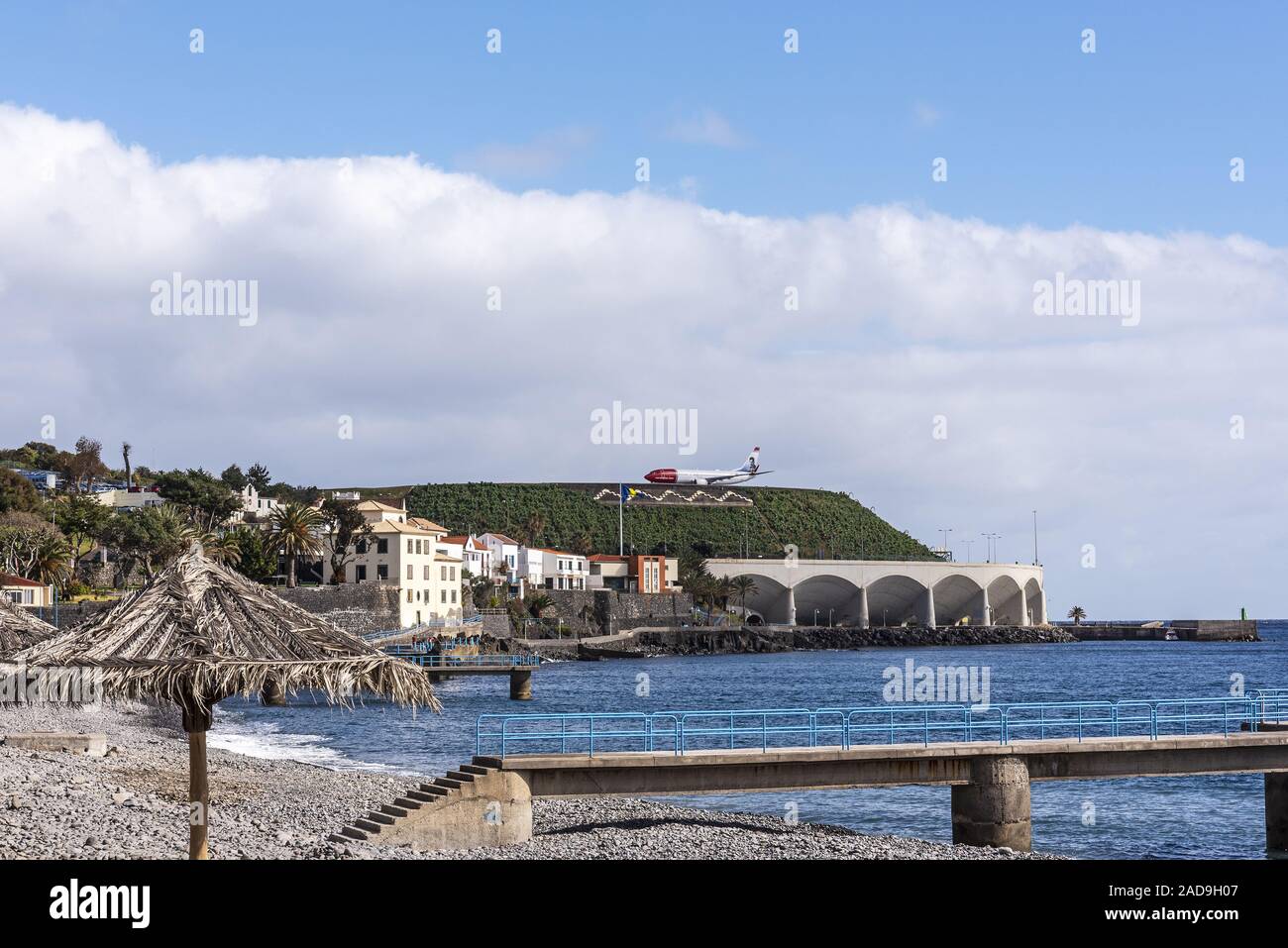 Landeplatz, Flughafen, Santa Cruz, Madeira, Portugal, Europa Stockfoto